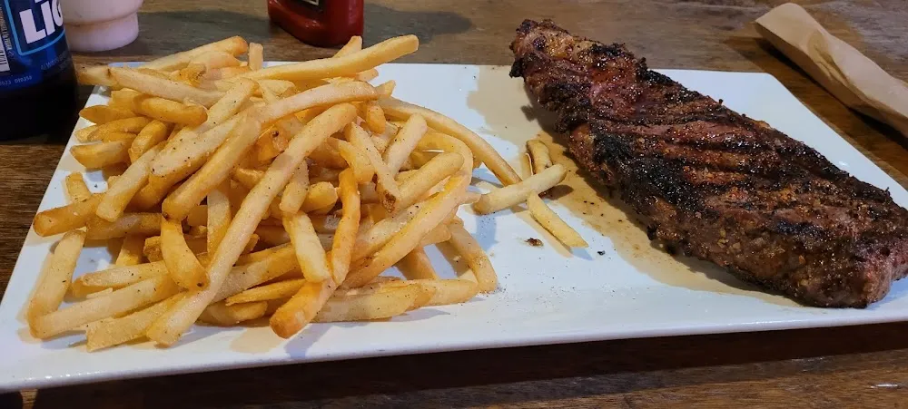 Ribeye Steak with Fries